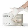 Fifthpulse Latex Disposable Gloves, Latex, S, 50 PK, Natural FMN100364